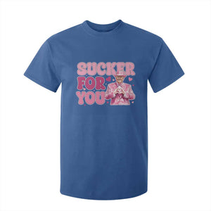 Funny Pink Trump Valentine's Day Sucker For You T Shirt For Kid Hearts TS11 Royal Blue Print Your Wear