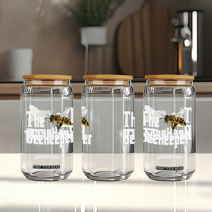 The Beekeeper Glass Can Funny Keeping Apiary Beekeeping Gift TS11 Print Your Wear