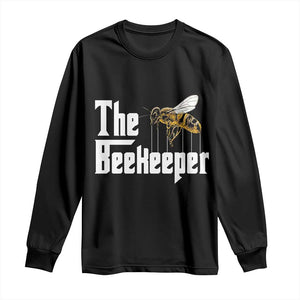 The Beekeeper Long Sleeve Shirt Funny Keeping Apiary Beekeeping Gift TS11 Black Print Your Wear