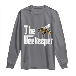 The Beekeeper Long Sleeve Shirt Funny Keeping Apiary Beekeeping Gift TS11 Charcoal Print Your Wear