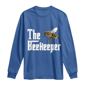 The Beekeeper Long Sleeve Shirt Funny Keeping Apiary Beekeeping Gift TS11 Royal Blue Print Your Wear