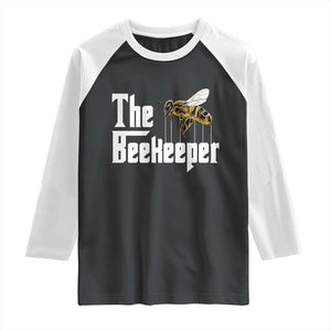 The Beekeeper Raglan Shirt Funny Keeping Apiary Beekeeping Gift TS11 Black White Print Your Wear