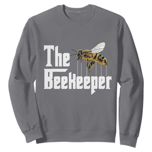 The Beekeeper Sweatshirt Funny Keeping Apiary Beekeeping Gift TS11 Charcoal Print Your Wear
