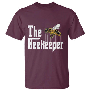 The Beekeeper T Shirt Funny Keeping Apiary Beekeeping Gift TS11 Maroon Print Your Wear