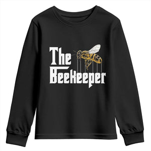 The Beekeeper Youth Sweatshirt Funny Keeping Apiary Beekeeping Gift TS11 Black Print Your Wear