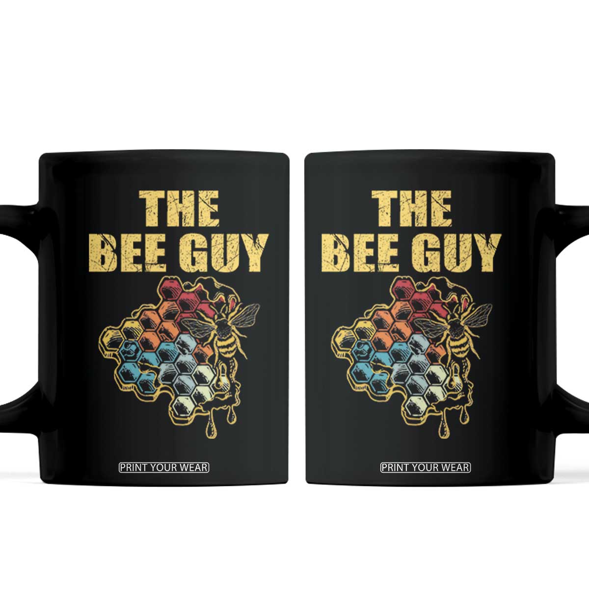 Funny Beekeeper Coffee Mug The Bee Guy Insect Animal Lover TS11 Black Print Your Wear