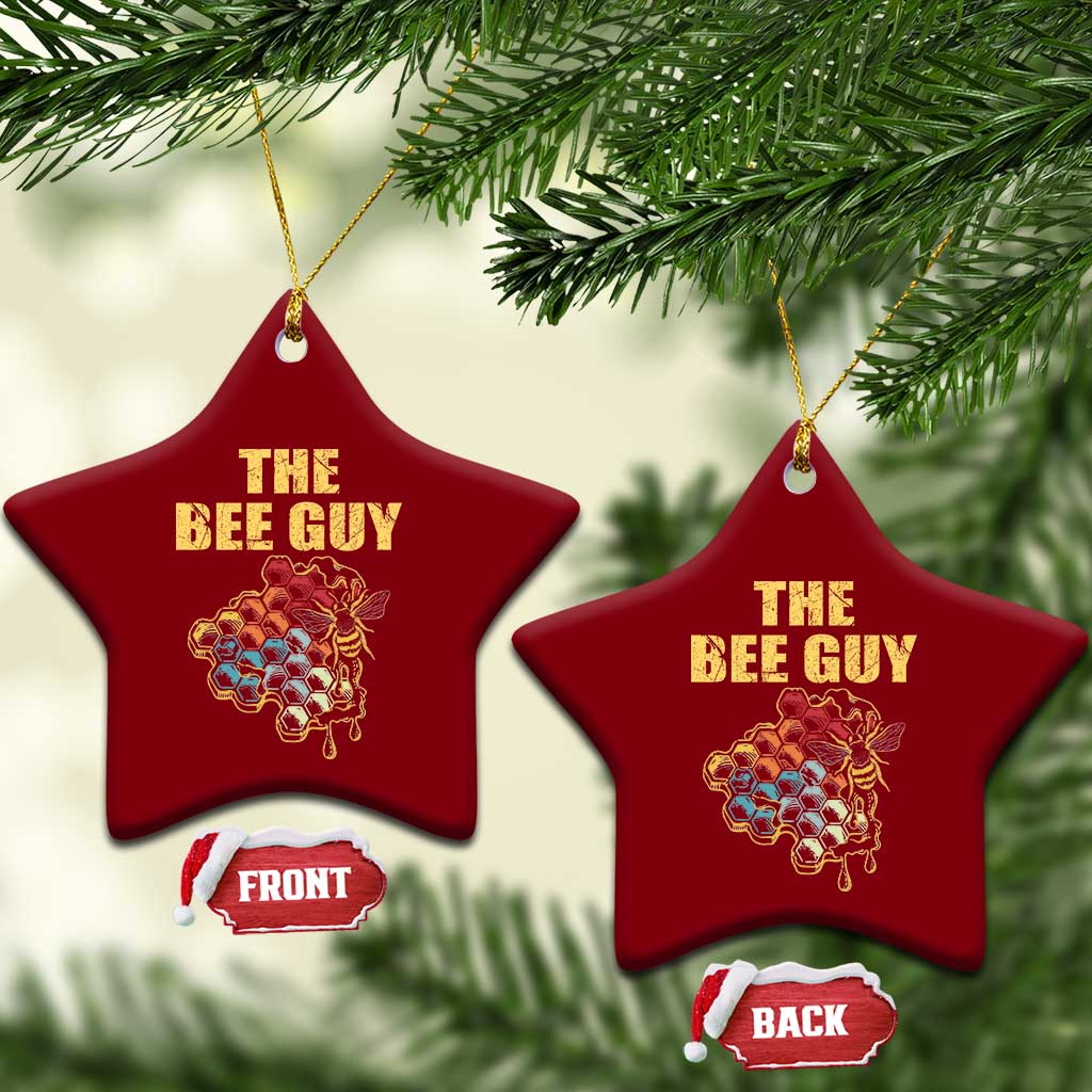 Funny Beekeeper Ceramic Ornament The Bee Guy Insect Animal Lover TS11 Print Your Wear