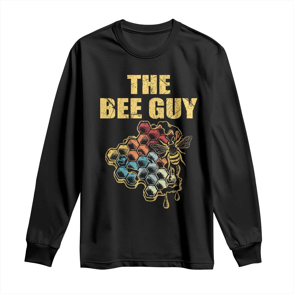 Funny Beekeeper Long Sleeve Shirt The Bee Guy Insect Animal Lover TS11 Black Print Your Wear