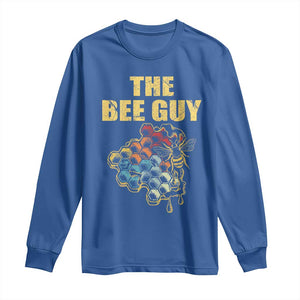 Funny Beekeeper Long Sleeve Shirt The Bee Guy Insect Animal Lover TS11 Royal Blue Print Your Wear