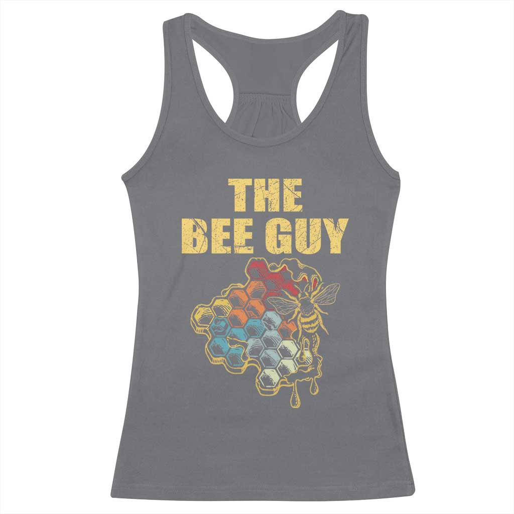 Funny Beekeeper Racerback Tank Top The Bee Guy Insect Animal Lover TS11 Charcoal Print Your Wear