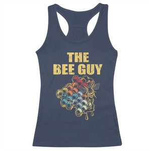 Funny Beekeeper Racerback Tank Top The Bee Guy Insect Animal Lover TS11 Navy Print Your Wear