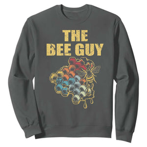 Funny Beekeeper Sweatshirt The Bee Guy Insect Animal Lover TS11 Dark Heather Print Your Wear