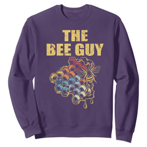 Funny Beekeeper Sweatshirt The Bee Guy Insect Animal Lover TS11 Purple Print Your Wear