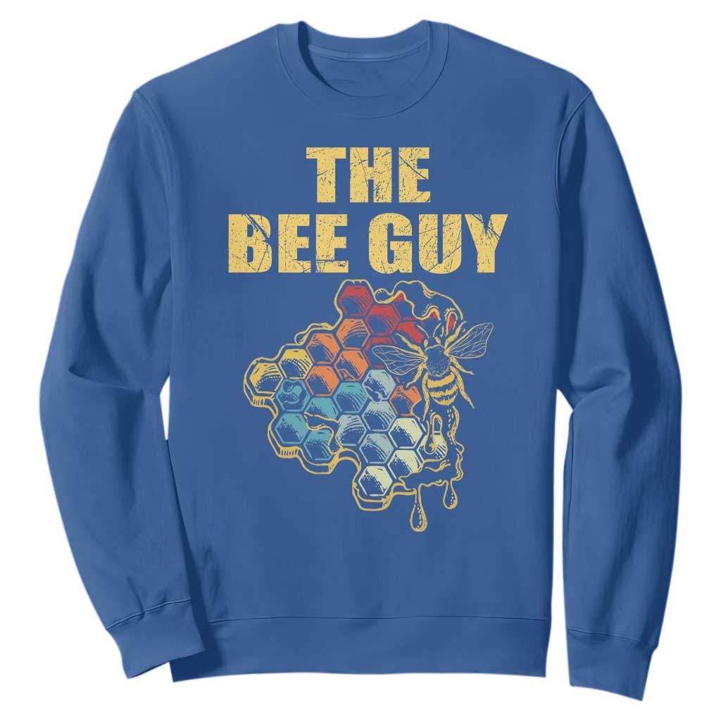 Funny Beekeeper Sweatshirt The Bee Guy Insect Animal Lover TS11 Royal Blue Print Your Wear
