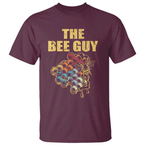 Funny Beekeeper T Shirt The Bee Guy Insect Animal Lover TS11 Maroon Print Your Wear
