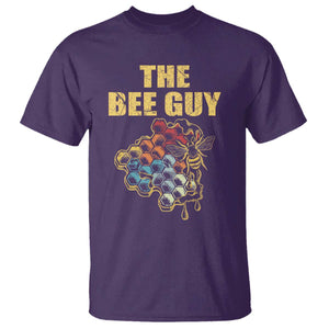Funny Beekeeper T Shirt The Bee Guy Insect Animal Lover TS11 Purple Print Your Wear