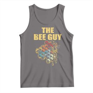 Funny Beekeeper Tank Top The Bee Guy Insect Animal Lover TS11 Deep Heather Print Your Wear