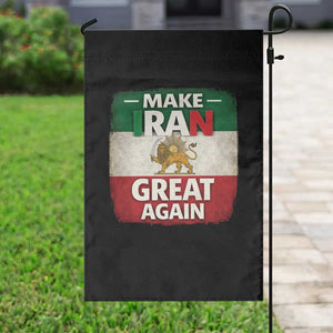 Make Iran Great Again Garden Flag MIGA Vintage Persian Lion Flag TS11 Print Your Wear