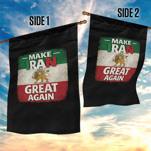Make Iran Great Again Garden Flag MIGA Vintage Persian Lion Flag TS11 Print Your Wear