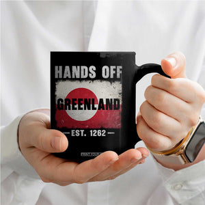 Hands Off Greenland Coffee Mug Greenland EST 1262 Political Protest TS11 Print Your Wear