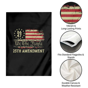 8647 Resist 25th Amendment Garden Flag Vintage American Flag TS11 Print Your Wear