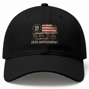 8647 Resist 25th Amendment Baseball Cap Vintage American Flag TS11 Print Your Wear