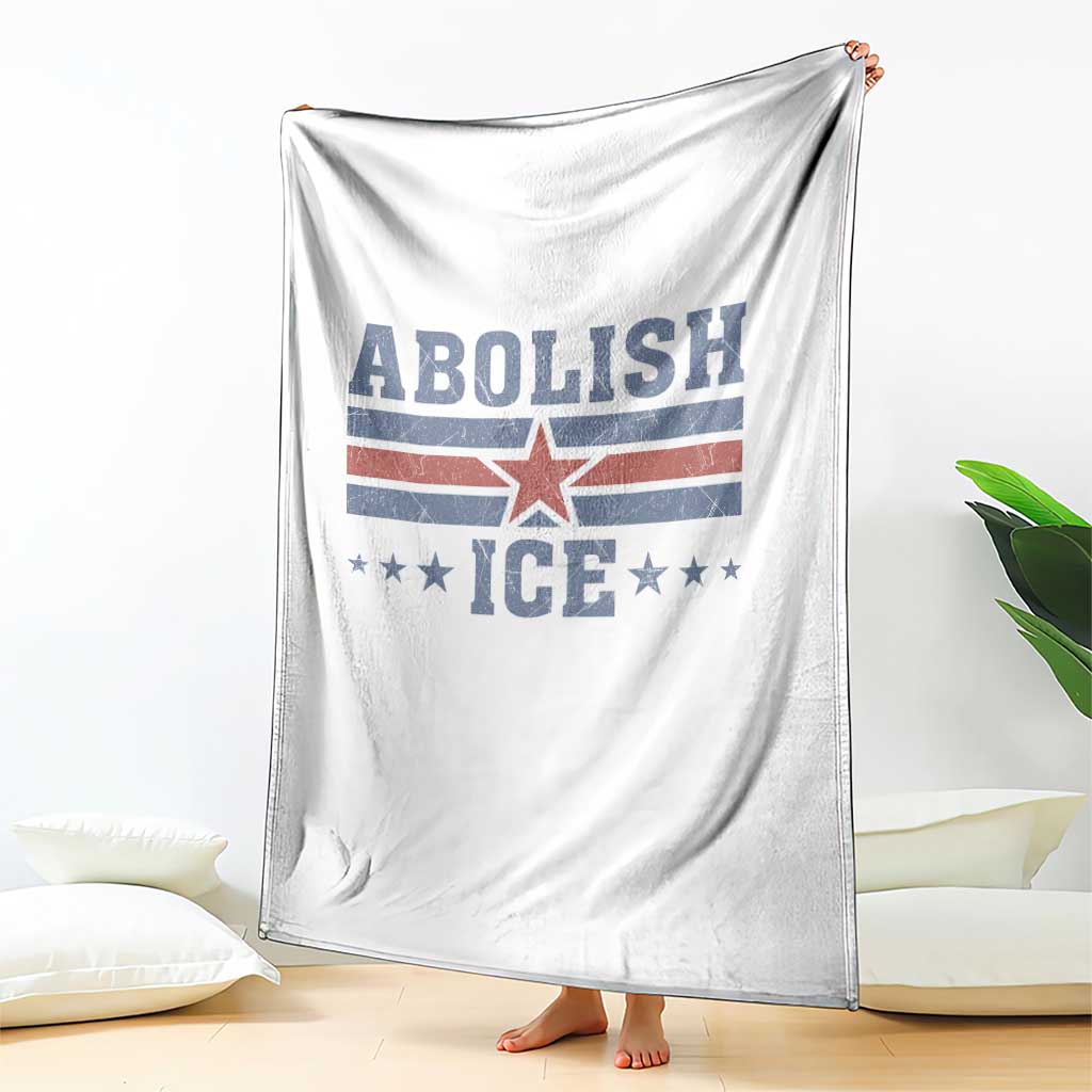 Abolish Ice Throw Blanket Resist Support Immigrants Refugees TS11 Print Your Wear