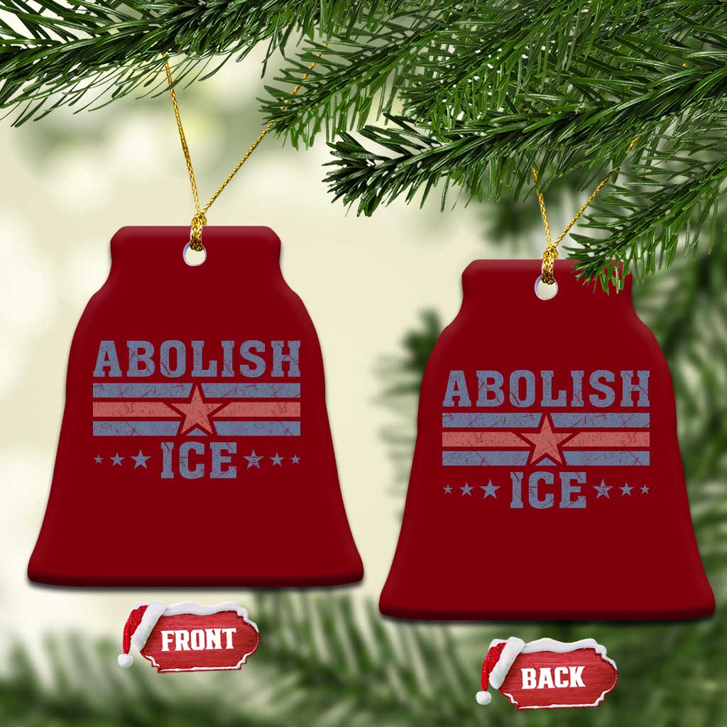 Abolish Ice Ceramic Ornament Resist Support Immigrants Refugees TS11 Print Your Wear