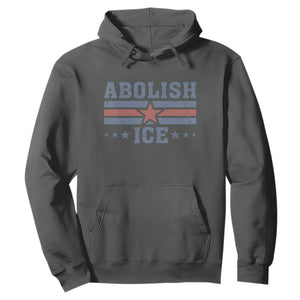 Abolish Ice Hoodie Resist Support Immigrants Refugees TS11 Dark Heather Print Your Wear
