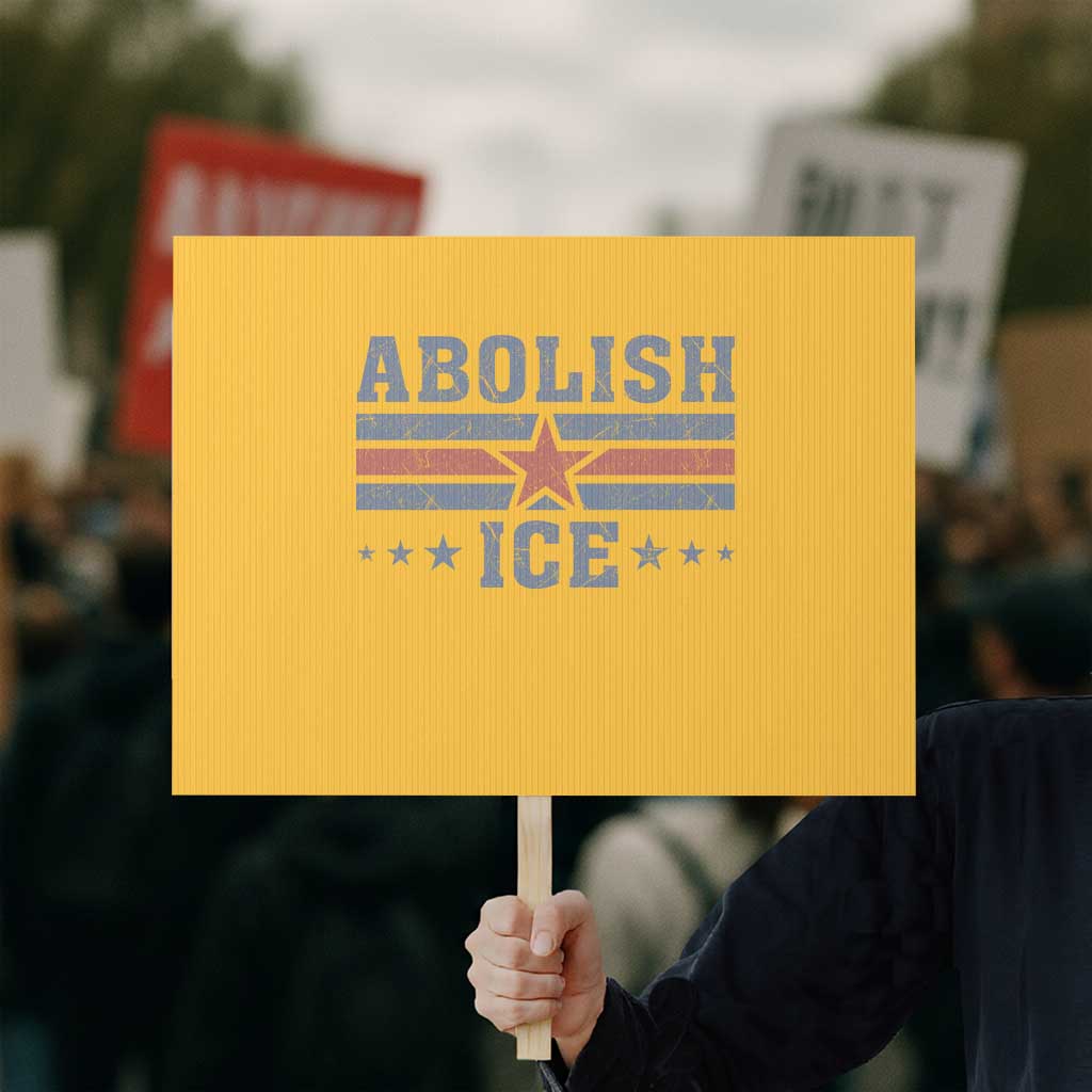 Abolish Ice Protest Sign Resist Support Immigrants Refugees TS11 Horizontal 18