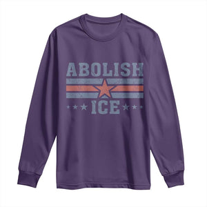 Abolish Ice Long Sleeve Shirt Resist Support Immigrants Refugees TS11 Purple Print Your Wear