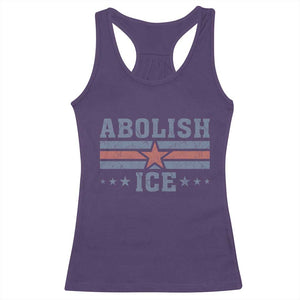 Abolish Ice Racerback Tank Top Resist Support Immigrants Refugees TS11 Purple Print Your Wear