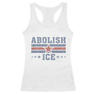 Abolish Ice Racerback Tank Top Resist Support Immigrants Refugees TS11 White Print Your Wear
