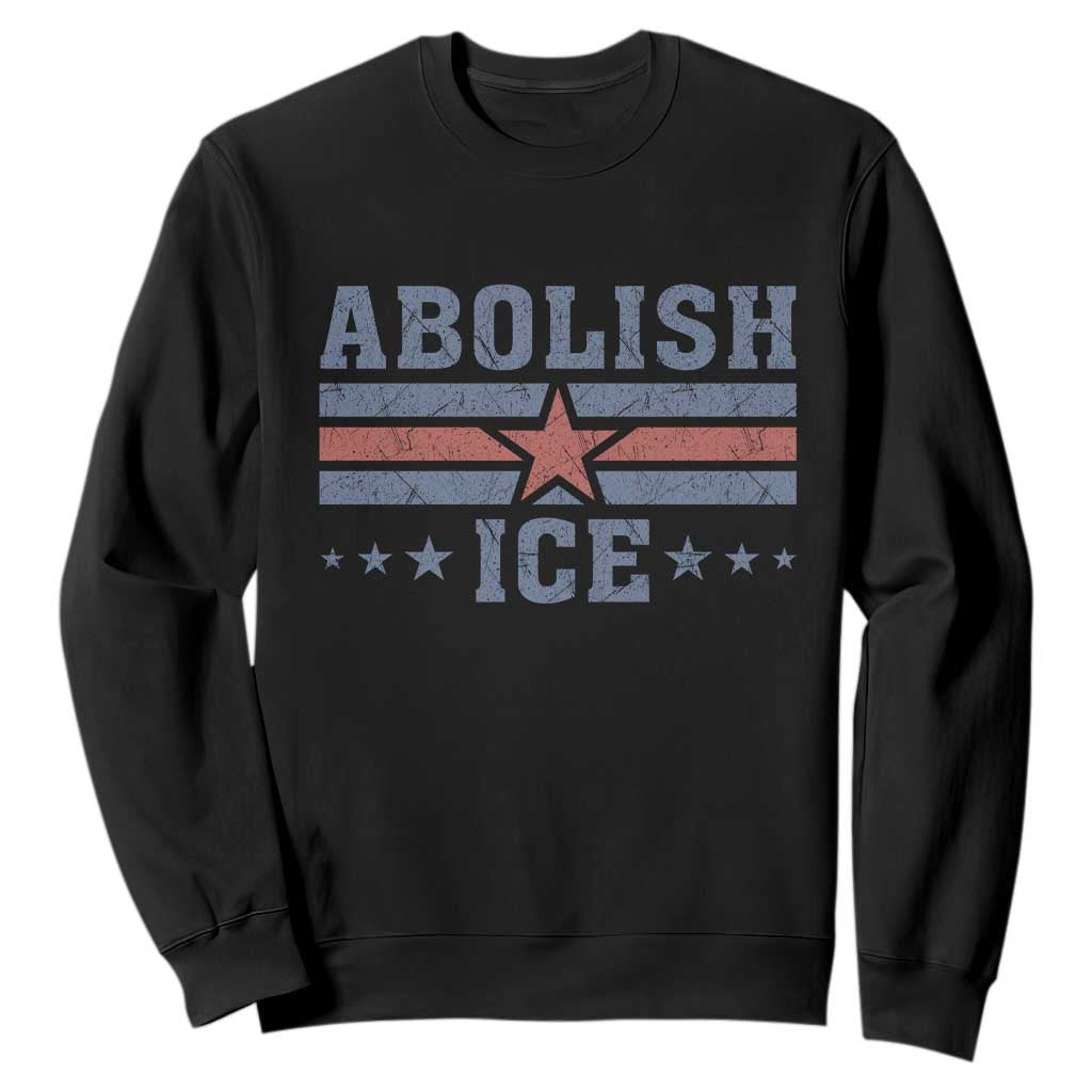 Abolish Ice Sweatshirt Resist Support Immigrants Refugees TS11 Black Print Your Wear
