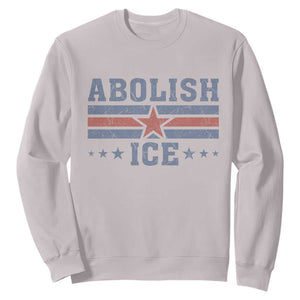 Abolish Ice Sweatshirt Resist Support Immigrants Refugees TS11 Ice Gray Print Your Wear