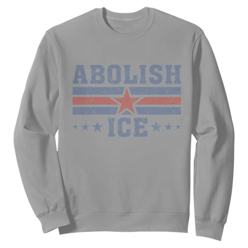 Abolish Ice Sweatshirt Resist Support Immigrants Refugees TS11 Sport Gray Print Your Wear