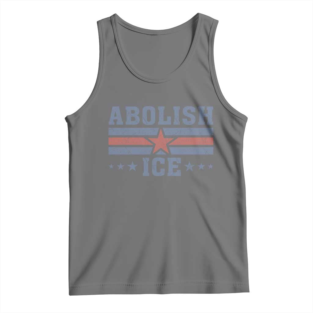 Abolish Ice Tank Top Resist Support Immigrants Refugees TS11 Black Heather Print Your Wear