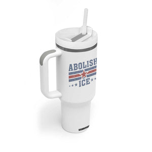 Abolish Ice Tumbler With Handle Resist Support Immigrants Refugees TS11 Print Your Wear