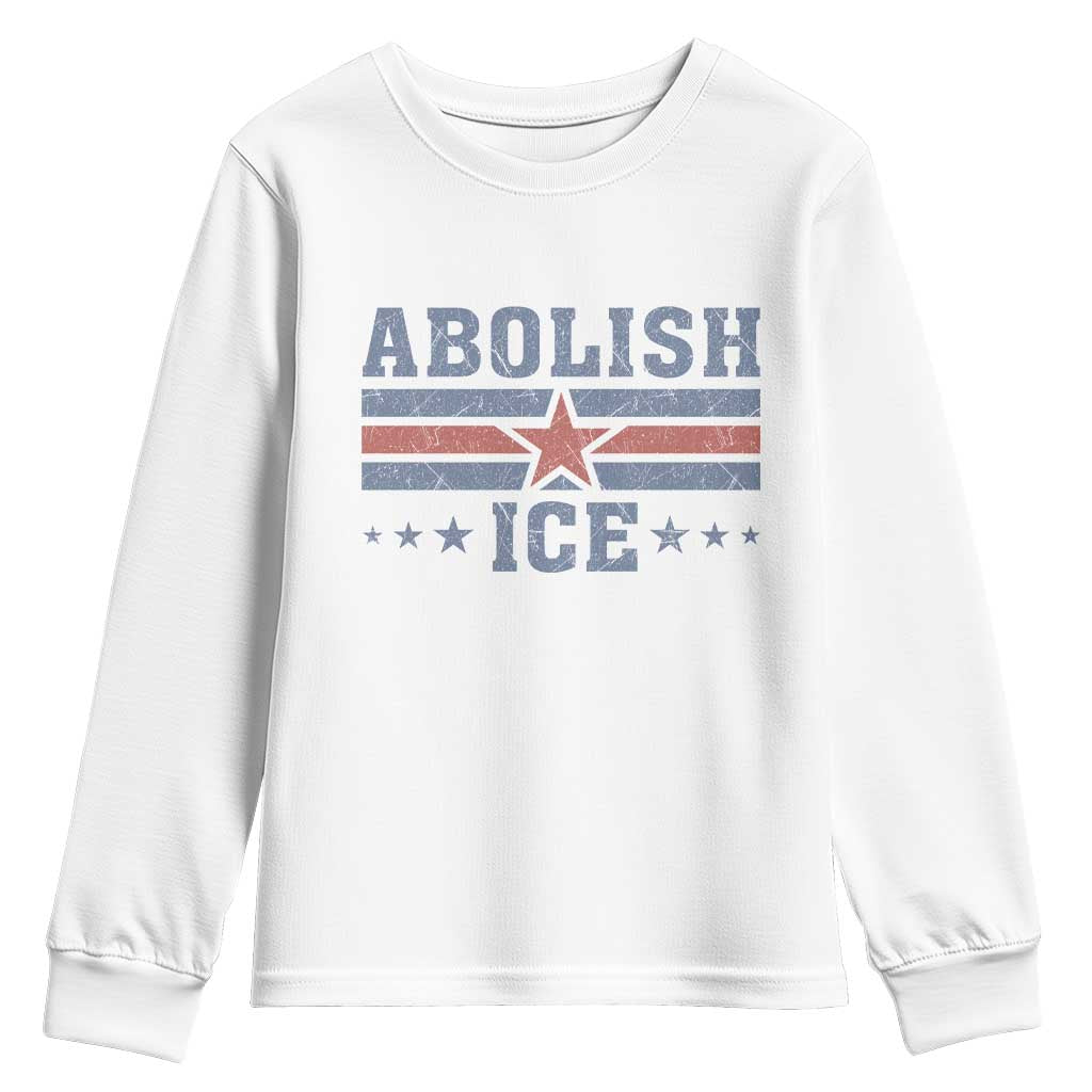 Abolish Ice Youth Sweatshirt Resist Support Immigrants Refugees TS11 White Print Your Wear