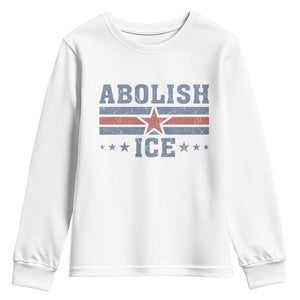Abolish Ice Youth Sweatshirt Resist Support Immigrants Refugees TS11 White Print Your Wear