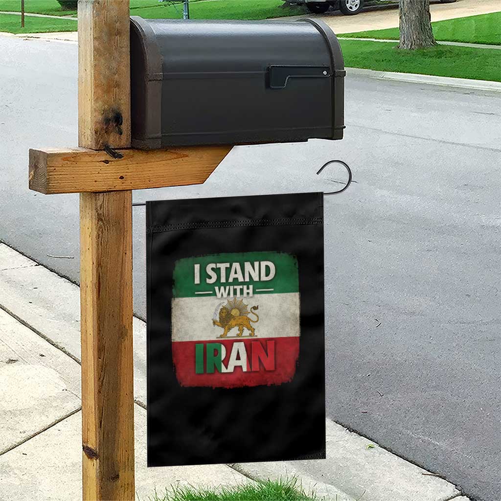 I Stand With Iran Garden Flag Free Iran Support Persian Lion Flag TS11 Print Your Wear