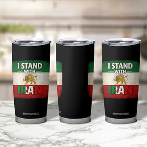 I Stand With Iran Tumbler Cup Free Iran Support Persian Lion Flag TS11 Print Your Wear
