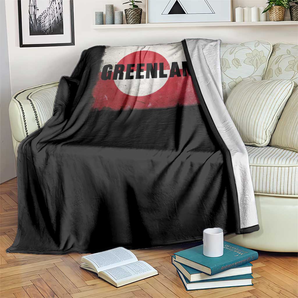 Greenland Pride Patriotic Greenlander Heritage Vintage Flag Throw Blanket TS11 Print Your Wear