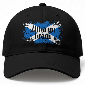 Alba Gu Brath Baseball Cap Vintage Scottish Scotland Flag Saltire TS11 Print Your Wear