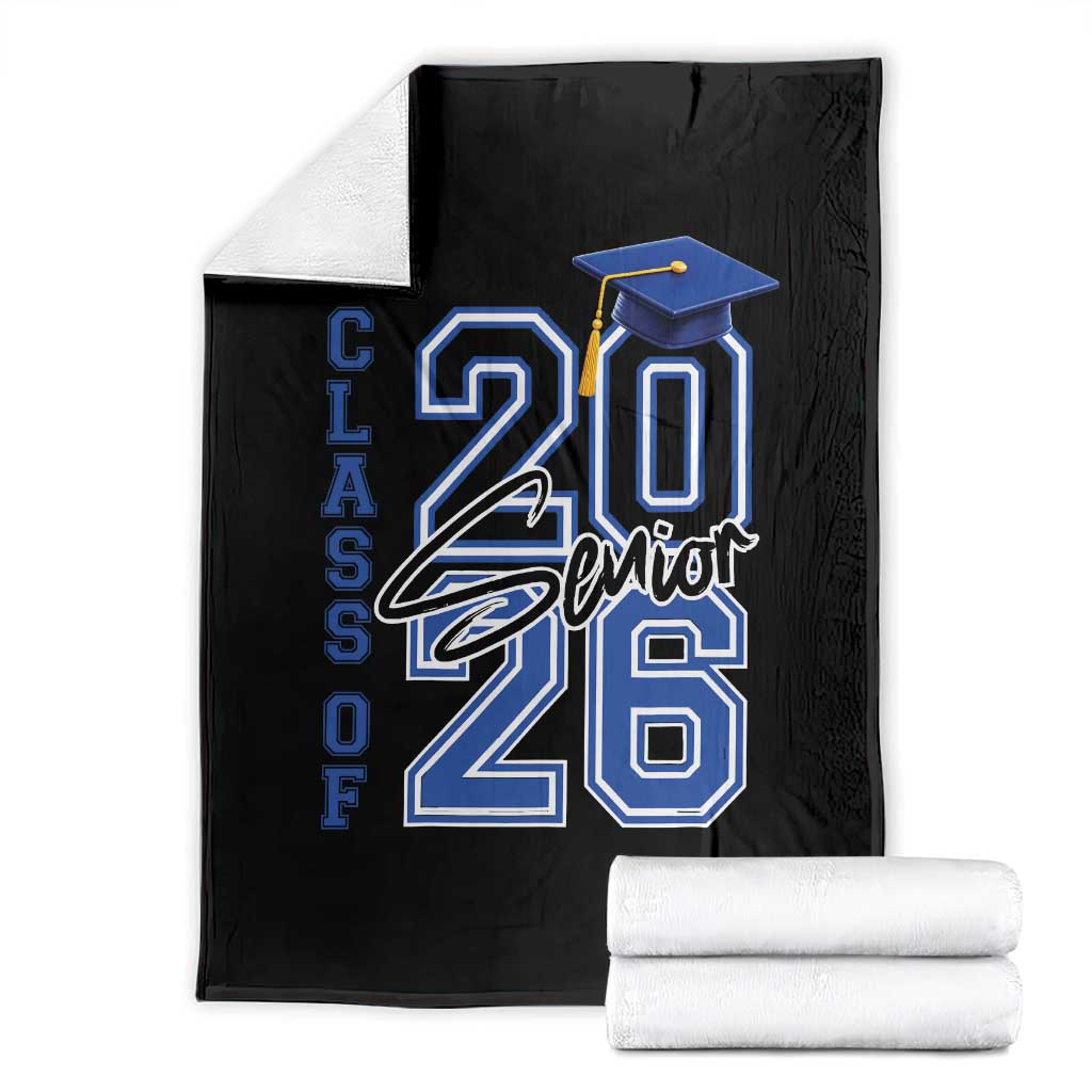 Class of 2026 Senior Throw Blanket School Graduation 26 TS11 Black Print Your Wear