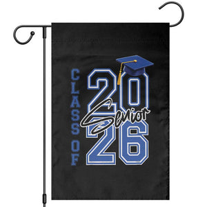 Class of 2026 Senior Garden Flag School Graduation 26 TS11 Black Print Your Wear