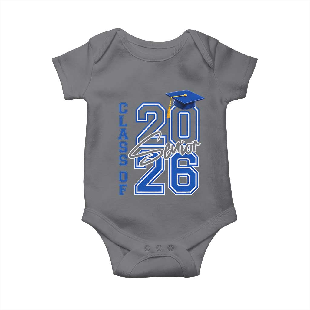 Class of 2026 Senior Baby Onesie School Graduation 26 TS11 Charcoal Print Your Wear