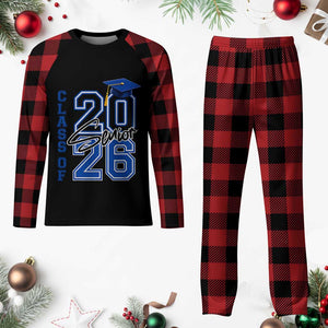 Class of 2026 Senior Plaid Pajama Set School Graduation 26 TS11 Buffalo Plaid Print Your Wear