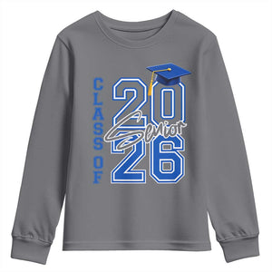 Class of 2026 Senior Youth Sweatshirt School Graduation 26 TS11 Charcoal Print Your Wear