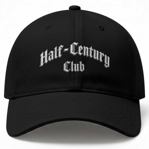 50th Birthday Baseball Cap Half Century Club Gothic 50 Years Old Bday TS11 Print Your Wear